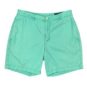 Vineyard Vines Shorts Mens 32 Aruba Blue Club Cotton Twill Flat Front Prep Chino
